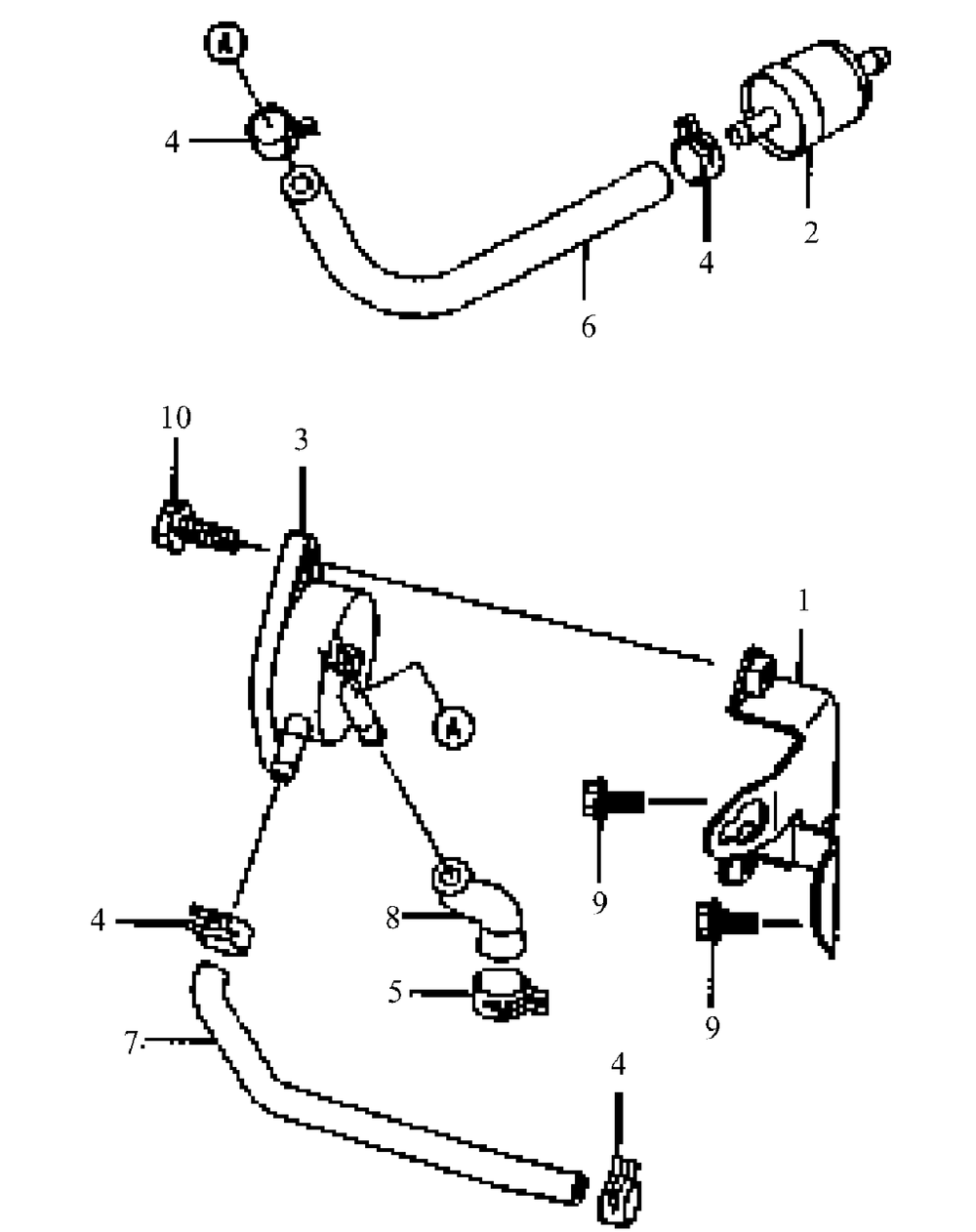 Fh601v As08 Fuel Delivery System Diagram and Parts List for M48-KW 53AB5DAV150-19-HP Cub Cadet Lawn Tractor